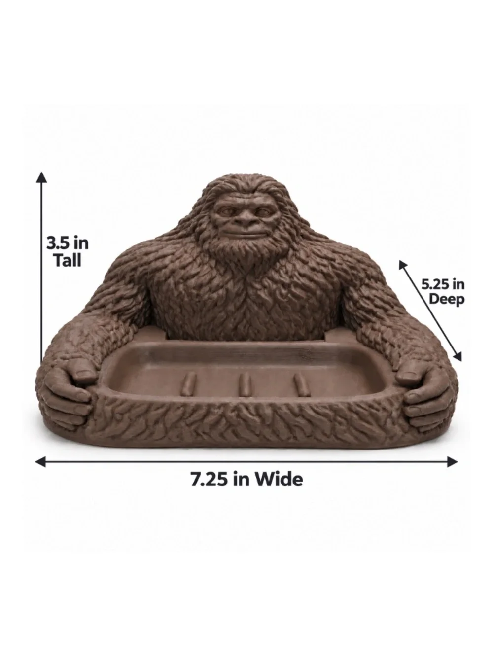 Bigfoot Soap Dish – Rustic Sasquatch Bathroom Decor